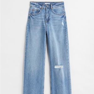 H&M Wide High Jeans